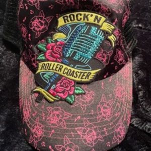 NWT Aerosmith Rockin' Rollercoaster Rose Hat